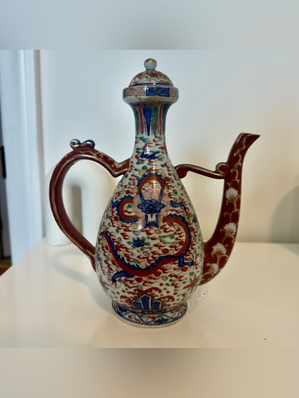 Chinese Original Antique Hand-Painted Porcelain Home Art
